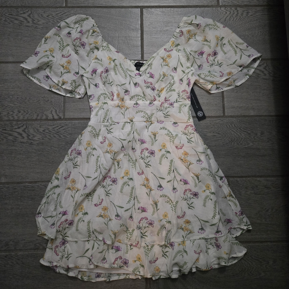 Wish Floral Patterned Dress